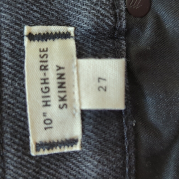 Madewell 10" High Rise Skinny Jeans - Picture 12 of 16
